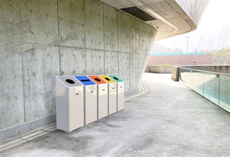 'BinS' is more than a line of waste bins for nine categories of recycling—its designers from the ...