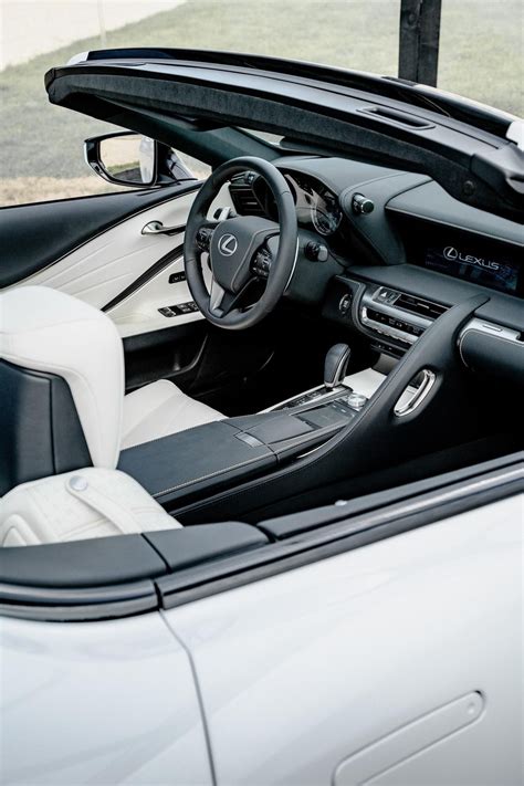 In the Lexus LC Coupe, the interior is more focused towards the driver ...