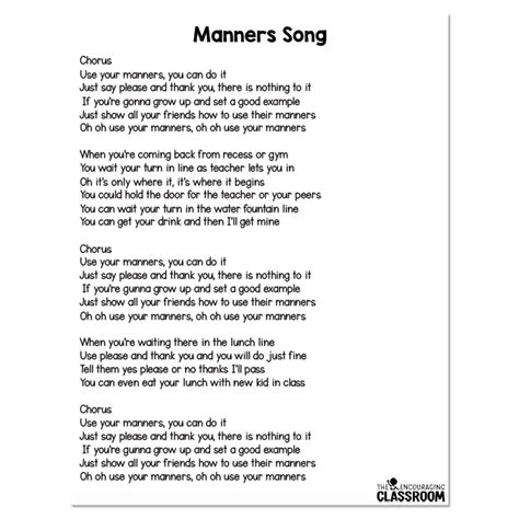 1st and 2nd Grade - Social Emotional Learning - Manners Unit - Manners ...