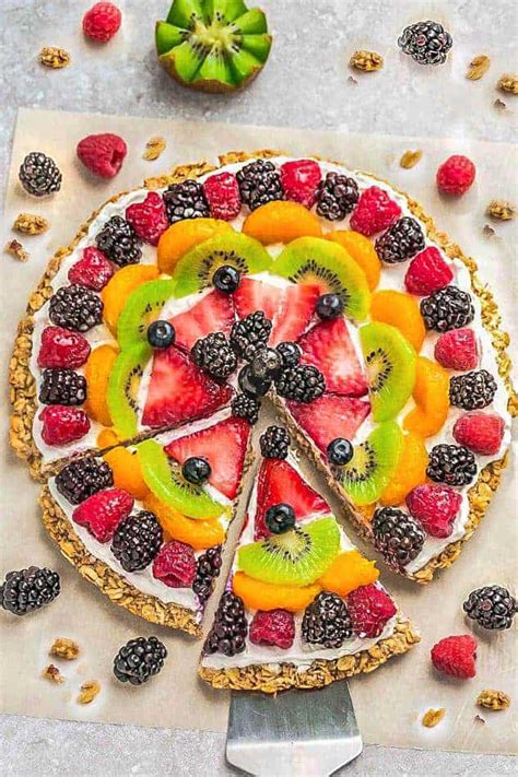 HEALTHY FRUIT PIZZA - Best Food Recipe