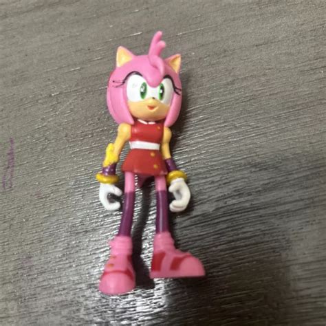 SONIC BOOM &AMY Rose" Sonic The Hedgehog Mini 3" Tall Poseable Figure ...