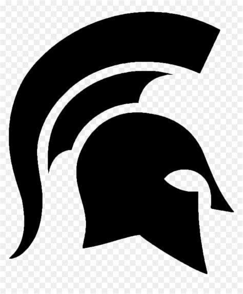 Helmet Clipart Gladiator - Michigan State Spartans, HD Png Download - vhv