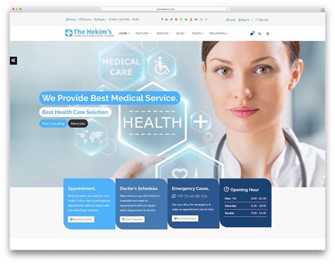 Doctor Website Template