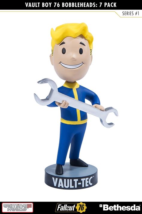 Fallout® 4: Vault Boy 76 Bobbleheads - Series One 7 Pack | Gaming Heads