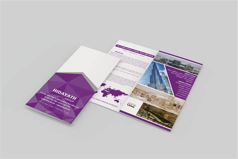 four fold brochure on Behance