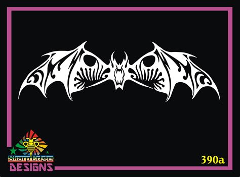 Bat Design Vinyl Decal