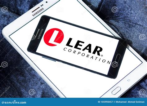 Lear Corporation logo editorial photography. Image of america - 105998457