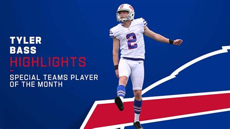 Tyler Bass Highlights | AFC Special Teams Player of the Month | Buffalo ...