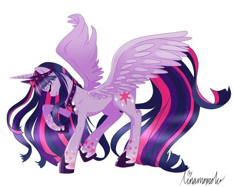 Alicorn Twilight Sparkle by linamomoko.deviantart.com on @DeviantArt Mlp Twilight, Princess ...