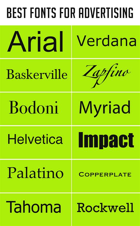 16+ Best Fonts For Advertising (FREE DOWNLOAD)