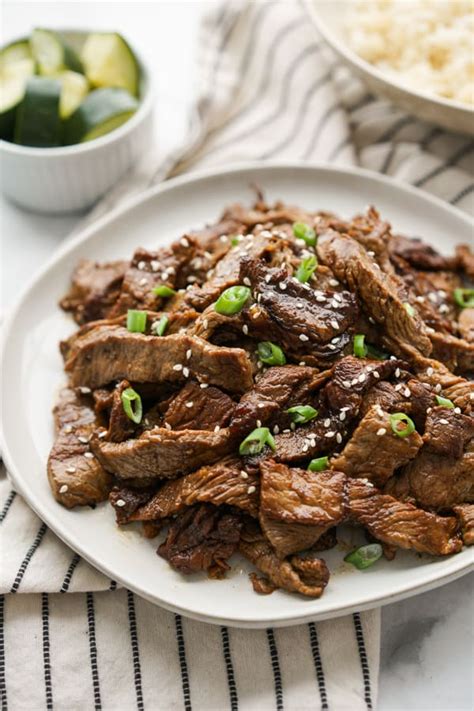 Beef Bulgogi (Easy Korean BBQ Beef Recipe) - Joyous Apron