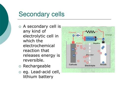 PPT - Secondary Cells and Fuel Cells PowerPoint Presentation - ID:4944711