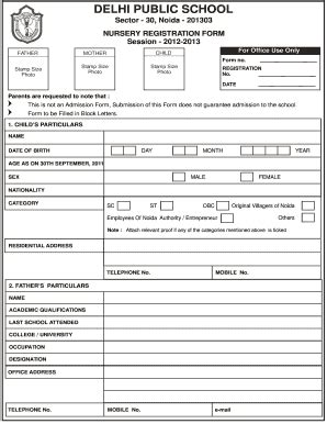 Dps Noida Admission Form 2023 24 - Printable Forms Free Online