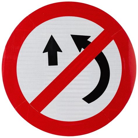 Aktion Safety Circular Mandatory Sign for Overtaking Prohibited ...