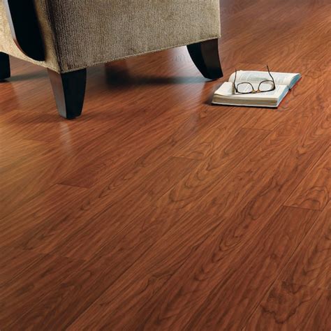 Pergo MAX 7.61-in W x 3.96-ft L Heritage Cherry Embossed Wood Plank Laminate Flooring in the ...