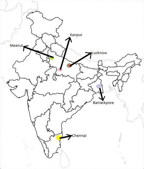 Meerut India Map