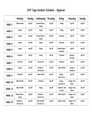 Ddp yoga intermediate schedule - caqwemonkeys