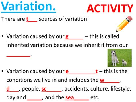 Effects of the environment, environmental variation, inherited ...