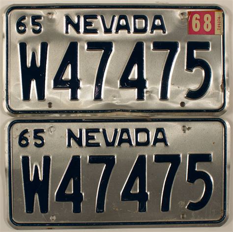 Nevada License Plates