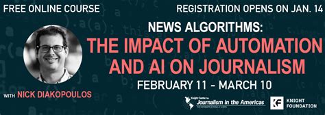 News Algorithms: The Impact of Automation and AI on Journalism ...