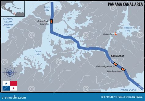 Panama Canal Zone Map