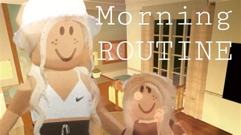 Single Mothers Morning Routine!/Bloxburg - YouTube