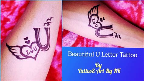 10 Amazing U Letter Tattoo Designs and Ideas – Body Art Guru