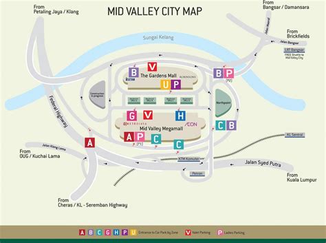 Mid valley directory map - Map of mid valley directory (Malaysia)