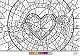 Ausmalbild Amor Und Herz  Malen nach Zahlen Ausmalbilder Kostenlos sketch template