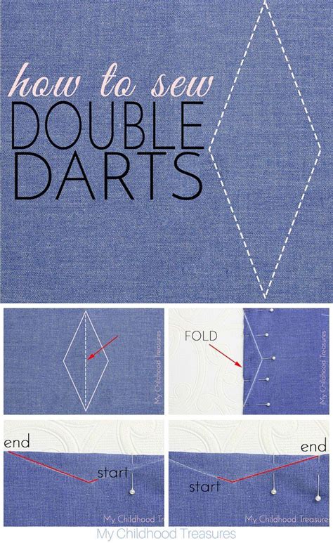 Sewing Darts - How to Sew Darts Easily | TREASURIE | Sewing darts, Sewing for beginners ...