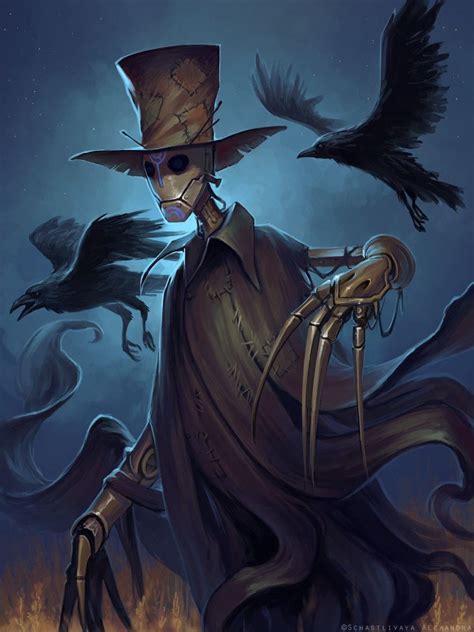 Jenkin the scarecrow, Alexandra Schastlivaya | Fantasy character design ...