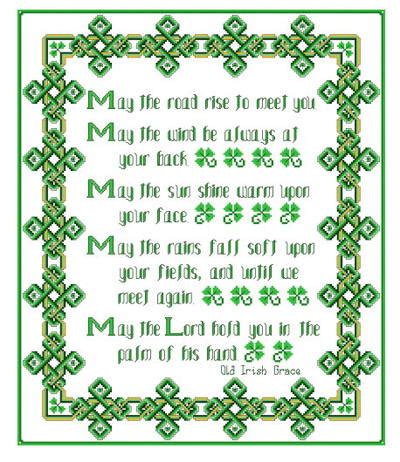 Irish Grace Cross Stitch Pattern by Muffy - Crosstitch.com