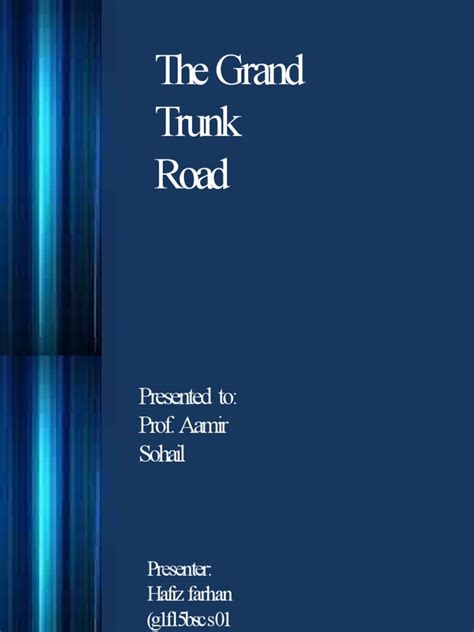 Grand Trunk Road | PDF | South Asia | Transport