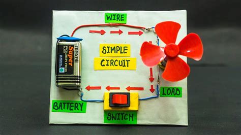 How To Make A Simple Electric Circuit Working Model School Science ...