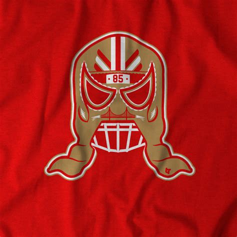 George Kittle Apparel, Officially Licensed - Lucha Mask - BreakingT