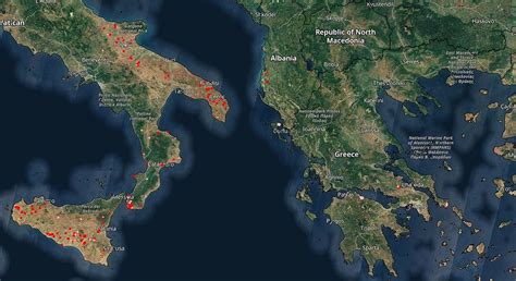 Interactive map reveals Europe's wildfires - is your holiday at risk ...