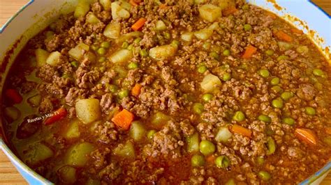 Picadillo de Carne Molida Fácil y Sabrosa - YouTube | Picadillo de ...