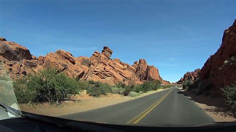 Valley Of Fire Scenic drive from Visitor Center to Rainbow Vista - YouTube