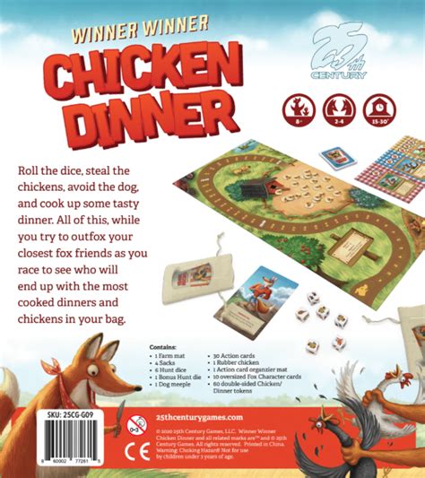 Winner Winner Chicken Dinner Board Game | Monopolis - Toko Board Games