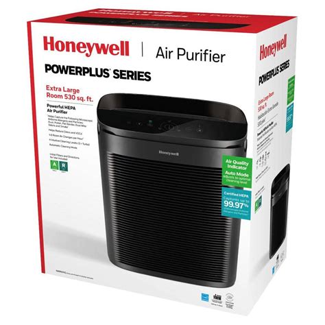 Buy PowerPlus HEPA Air Purifier, Extra-Large Room (530 sq. ft.) Black ...