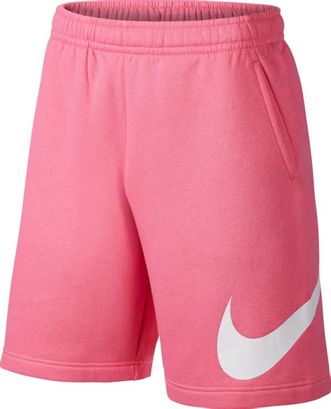 Nike Club Fleece Graphic Shorts (regular And Big & Tall) in Pink for Men - Lyst