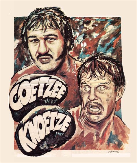 GERRIE COETZEE VS KALLIE KNOETZE POSTER - African Ring