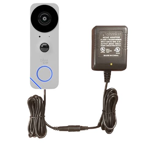 Video Doorbell Power Supply - Compatible with ADT Blue Doorbell Camera