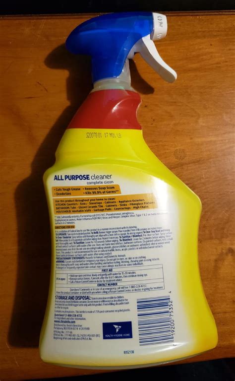 LYSOL ALL PURPOSE SPRAY CLEANER KILLS 99.9 of BACTERIA / VIRUSES - Covid-19 Sanitize and Supply