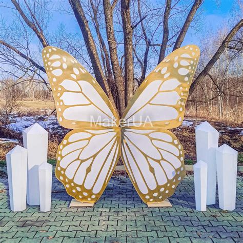 Butterfly 6,6ft Wedding Backdrop Birthday Party Decorations Butterfly ...