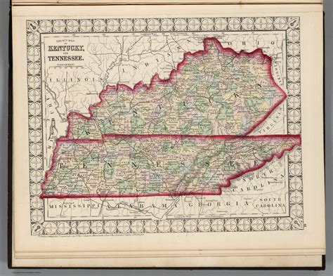 Map Of Tennessee Counties