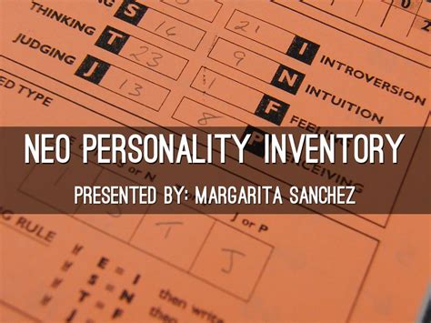 neo personality inventory by Majo Sanchez