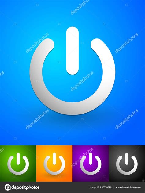 Power button, Power symbol graphics (eps10) Stock Photo by ©vectorguy ...