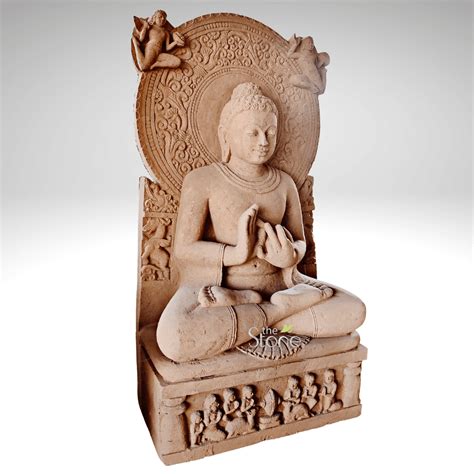 3 feet Sarnath Buddha Statue: Buy Best - The Stone Studio