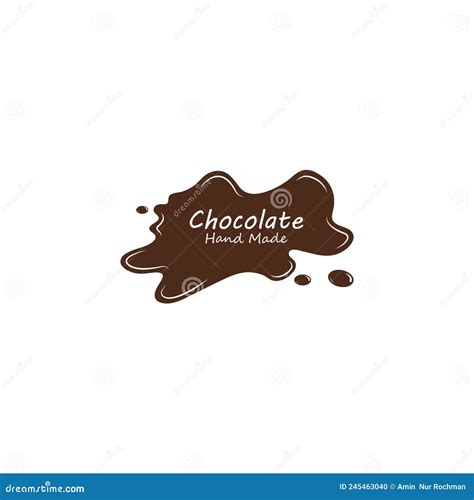 Chocolate Logo Design Vector Illustration, Creative Chocolate Logo Design Concept Template Stock ...